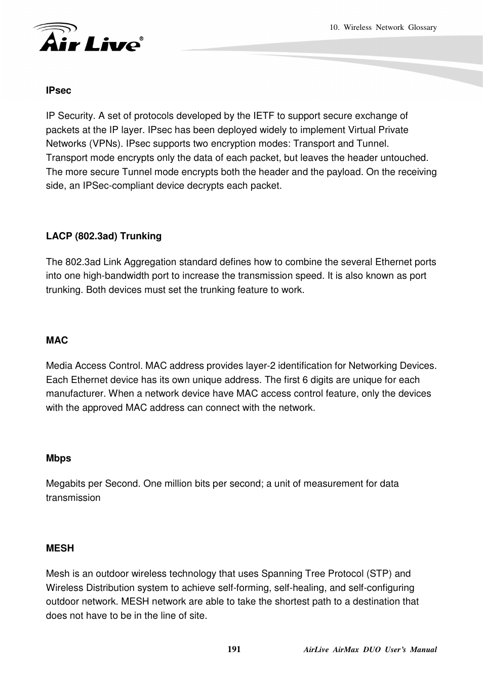 AirLive AirMax DUO User Manual | Page 199 / 208