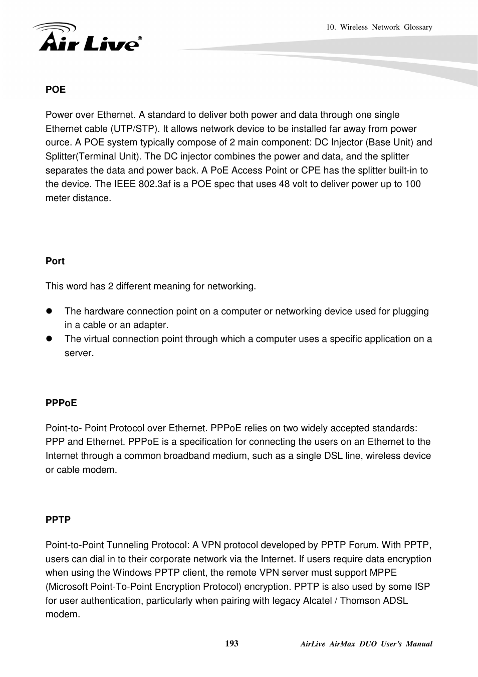 AirLive AirMax DUO User Manual | Page 201 / 208