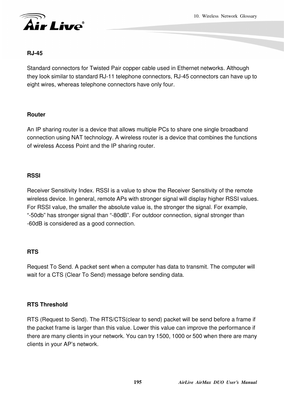 AirLive AirMax DUO User Manual | Page 203 / 208