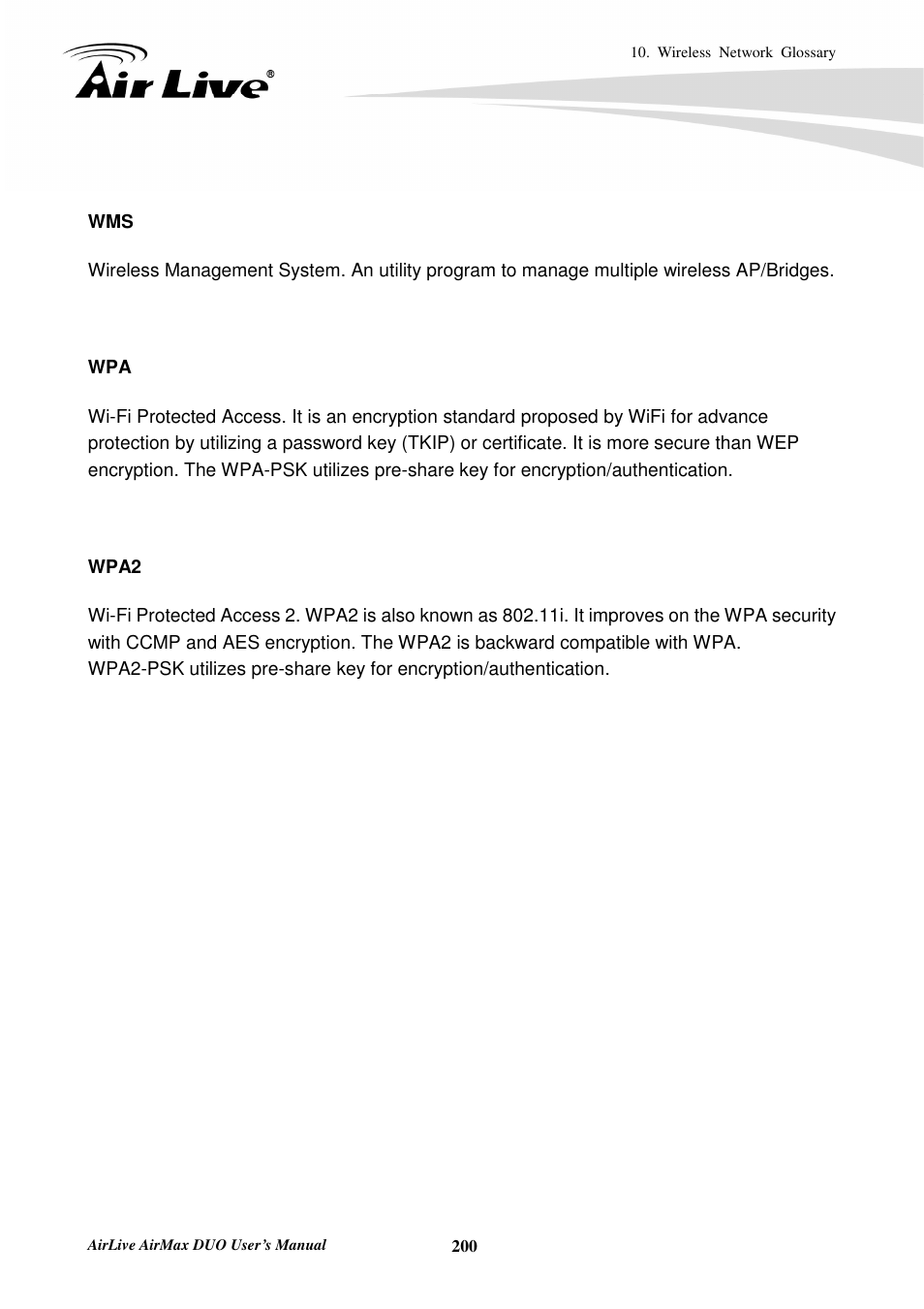 AirLive AirMax DUO User Manual | Page 208 / 208