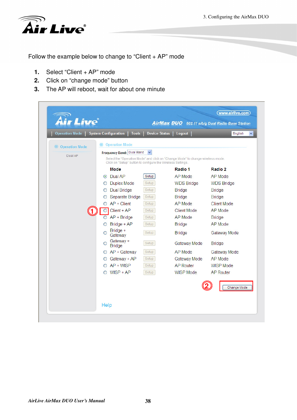 AirLive AirMax DUO User Manual | Page 46 / 208