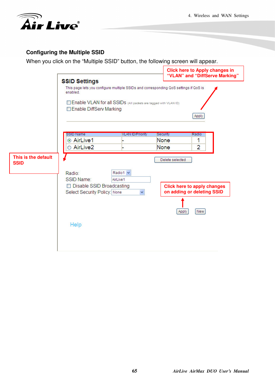 AirLive AirMax DUO User Manual | Page 73 / 208