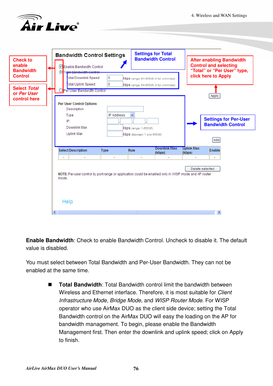 AirLive AirMax DUO User Manual | Page 84 / 208