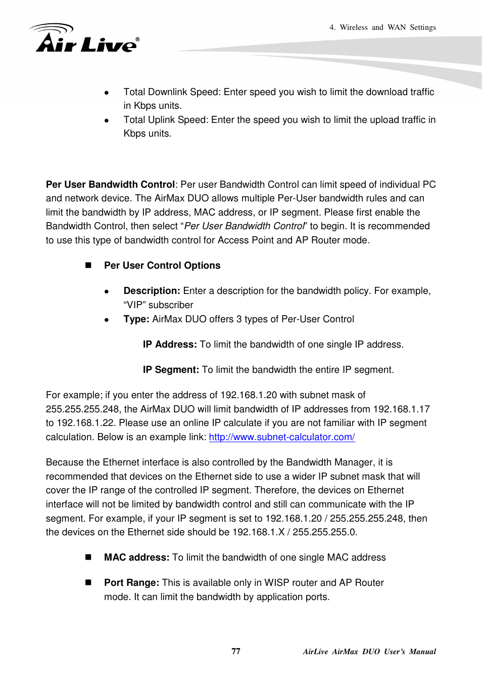 AirLive AirMax DUO User Manual | Page 85 / 208