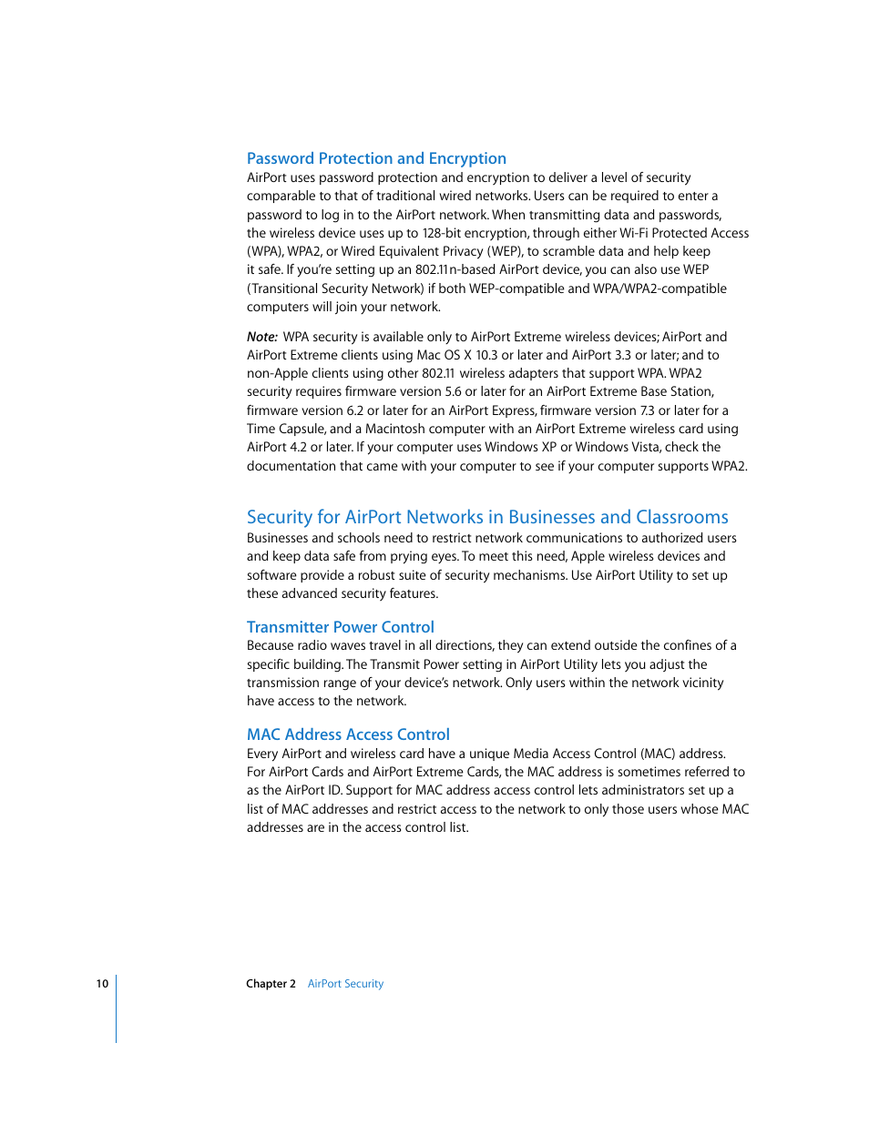 Apple AirPort Networks User Manual | Page 10 / 72