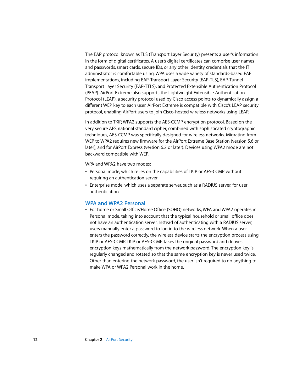 Apple AirPort Networks User Manual | Page 12 / 72