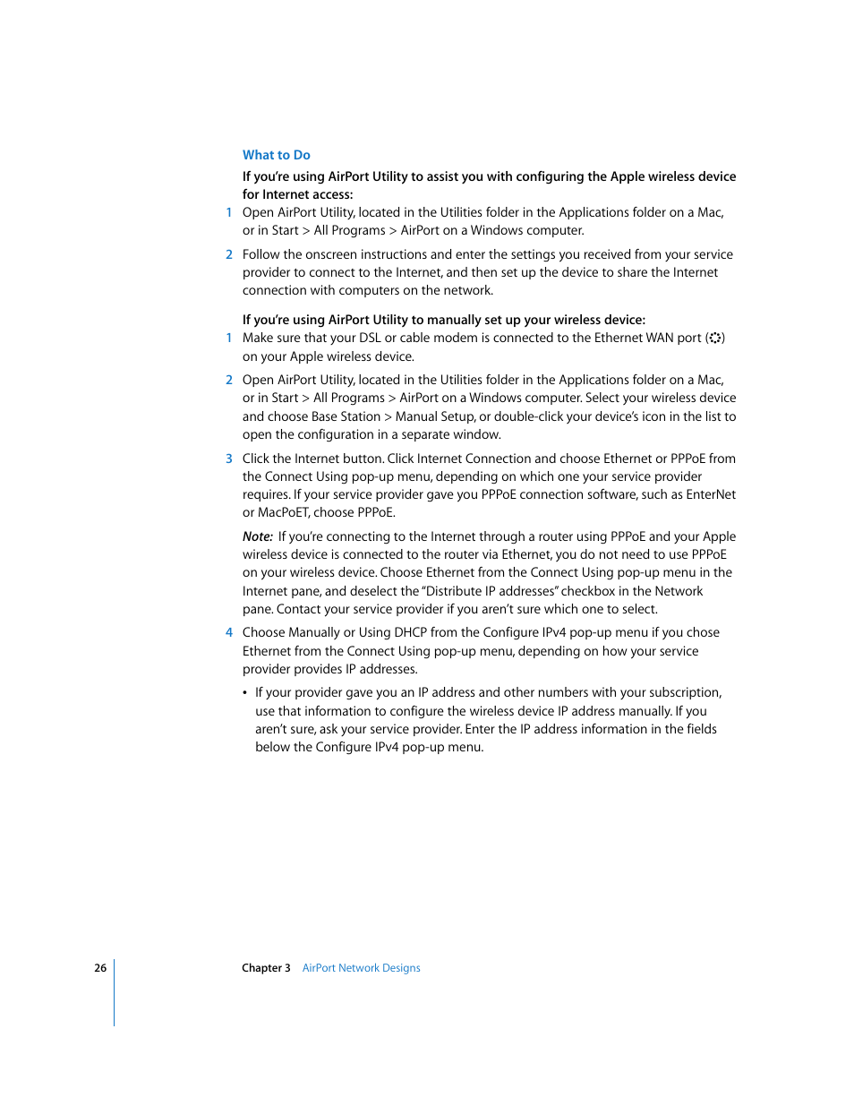 Apple AirPort Networks User Manual | Page 26 / 72