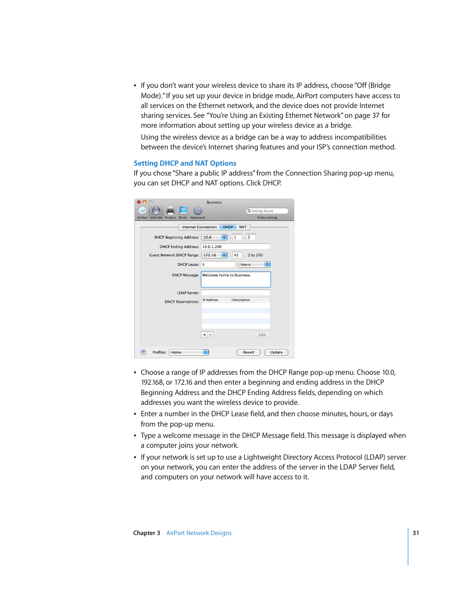 Apple AirPort Networks User Manual | Page 31 / 72