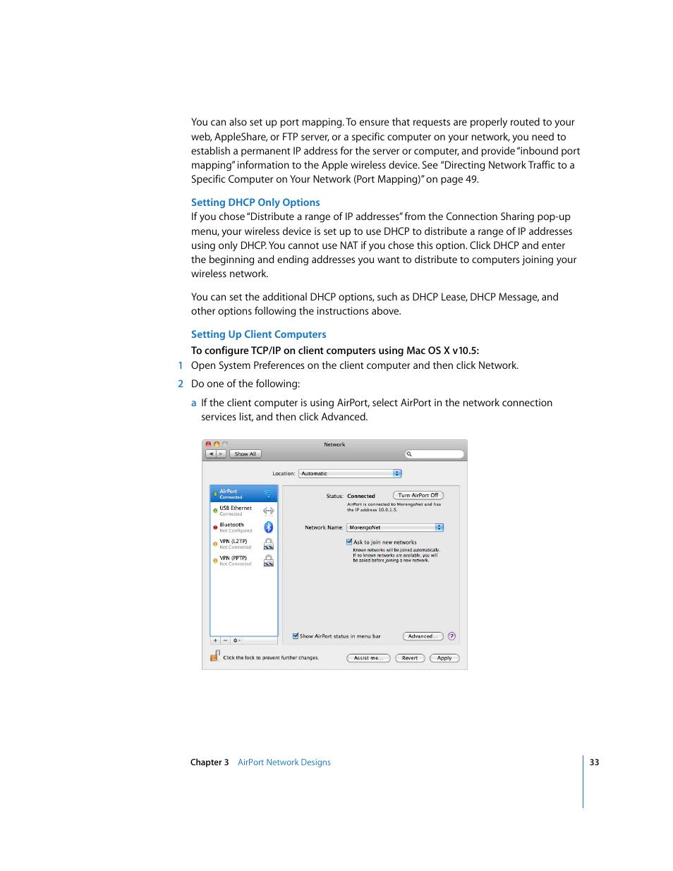 Apple AirPort Networks User Manual | Page 33 / 72