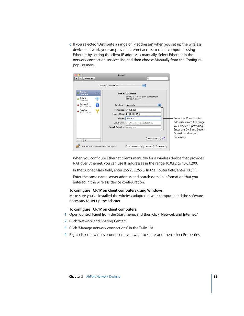 Apple AirPort Networks User Manual | Page 35 / 72