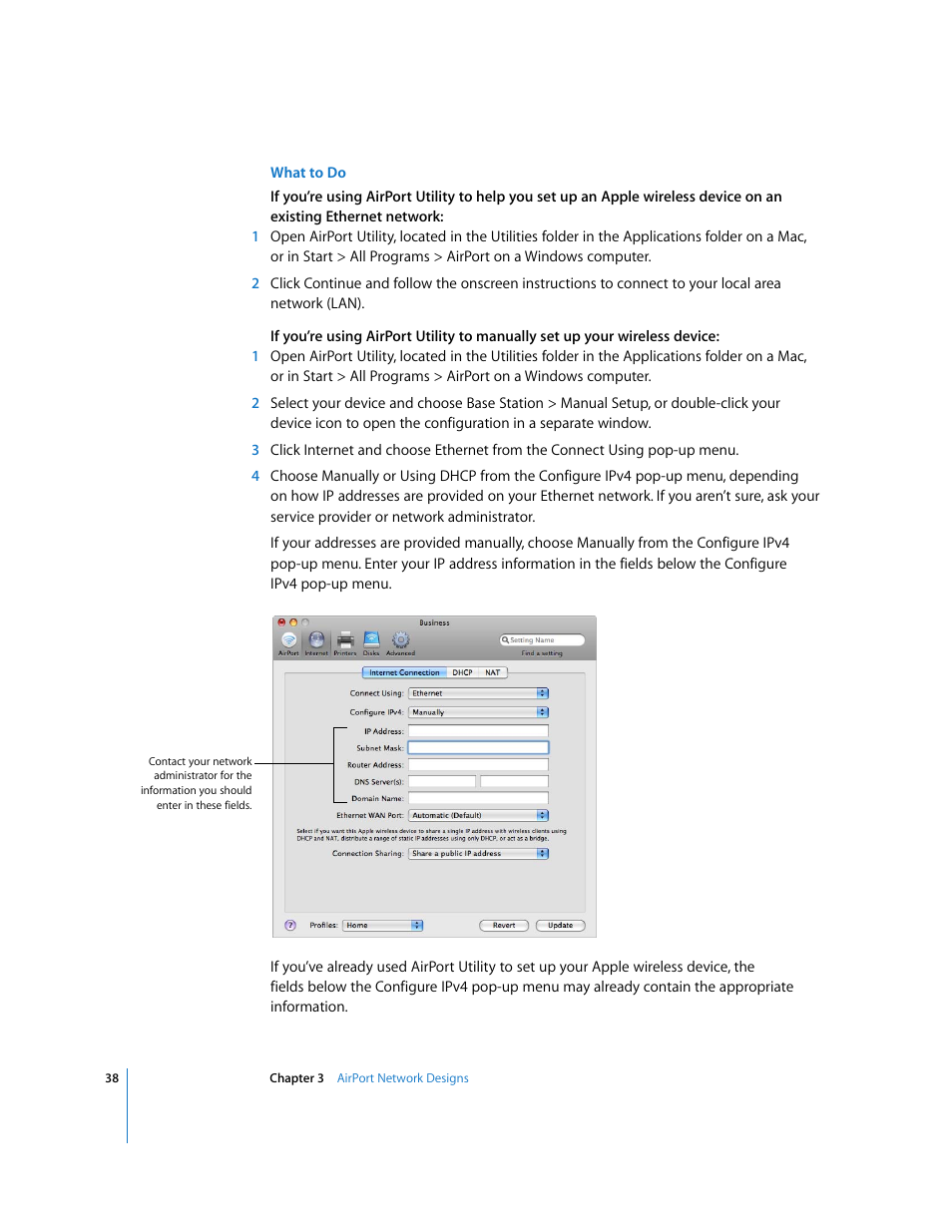 Apple AirPort Networks User Manual | Page 38 / 72