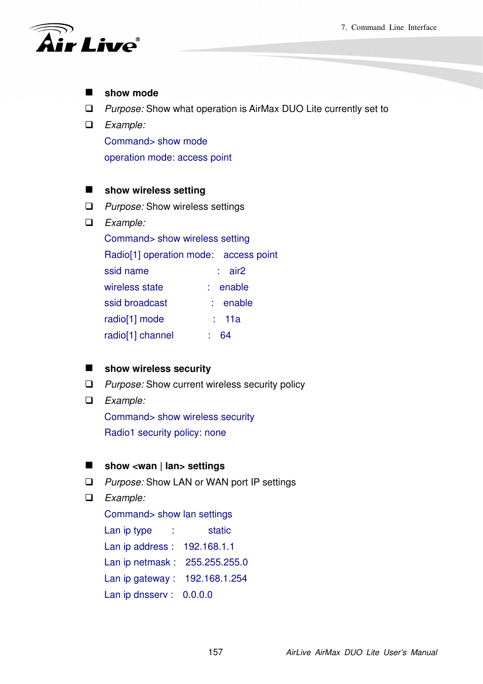 AirLive AirMax DUO Lite User Manual | Page 165 / 207