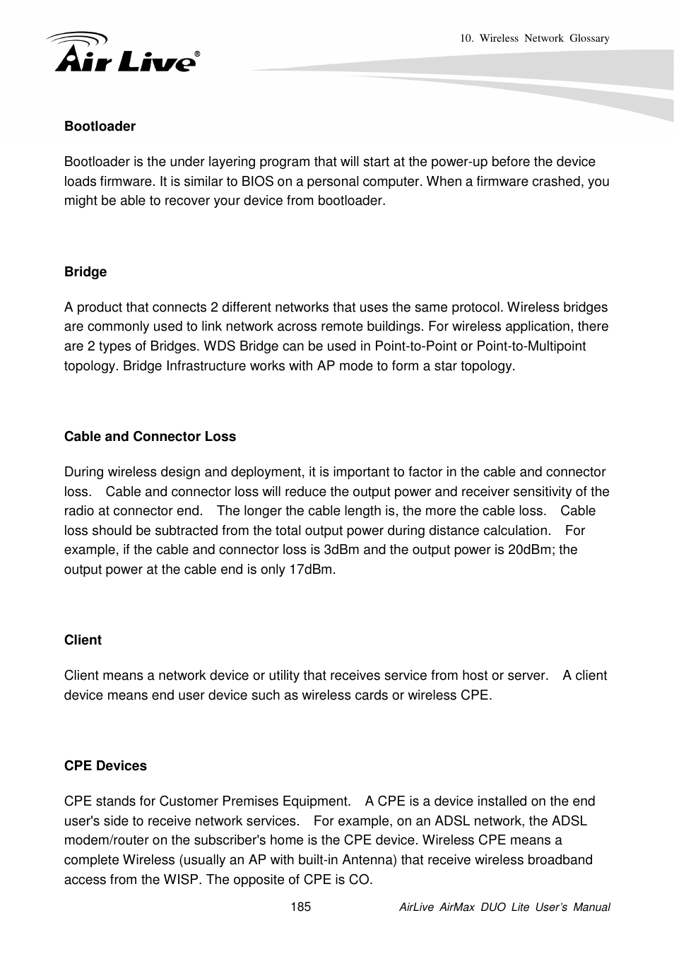 AirLive AirMax DUO Lite User Manual | Page 193 / 207
