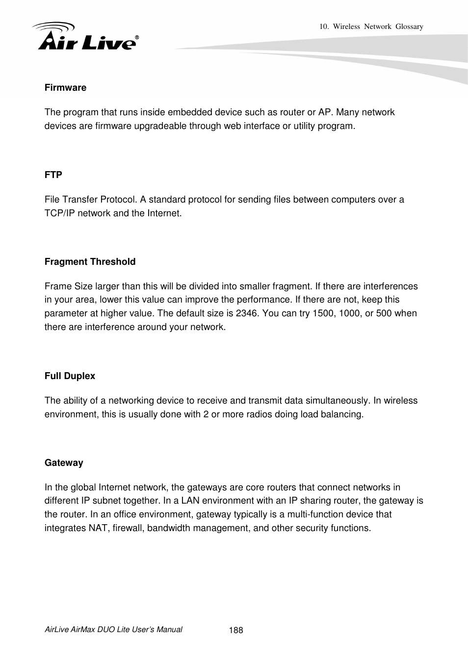AirLive AirMax DUO Lite User Manual | Page 196 / 207
