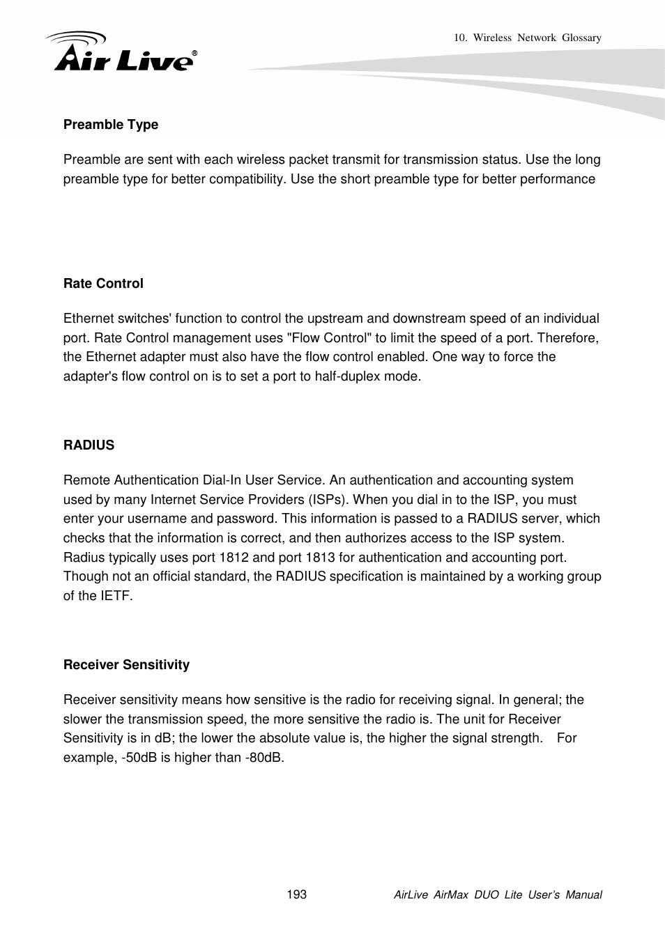 AirLive AirMax DUO Lite User Manual | Page 201 / 207