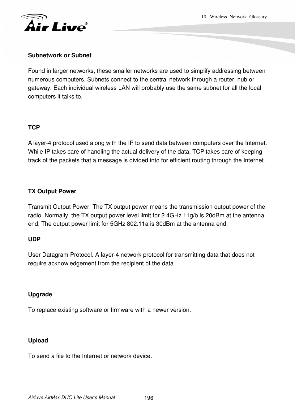 AirLive AirMax DUO Lite User Manual | Page 204 / 207