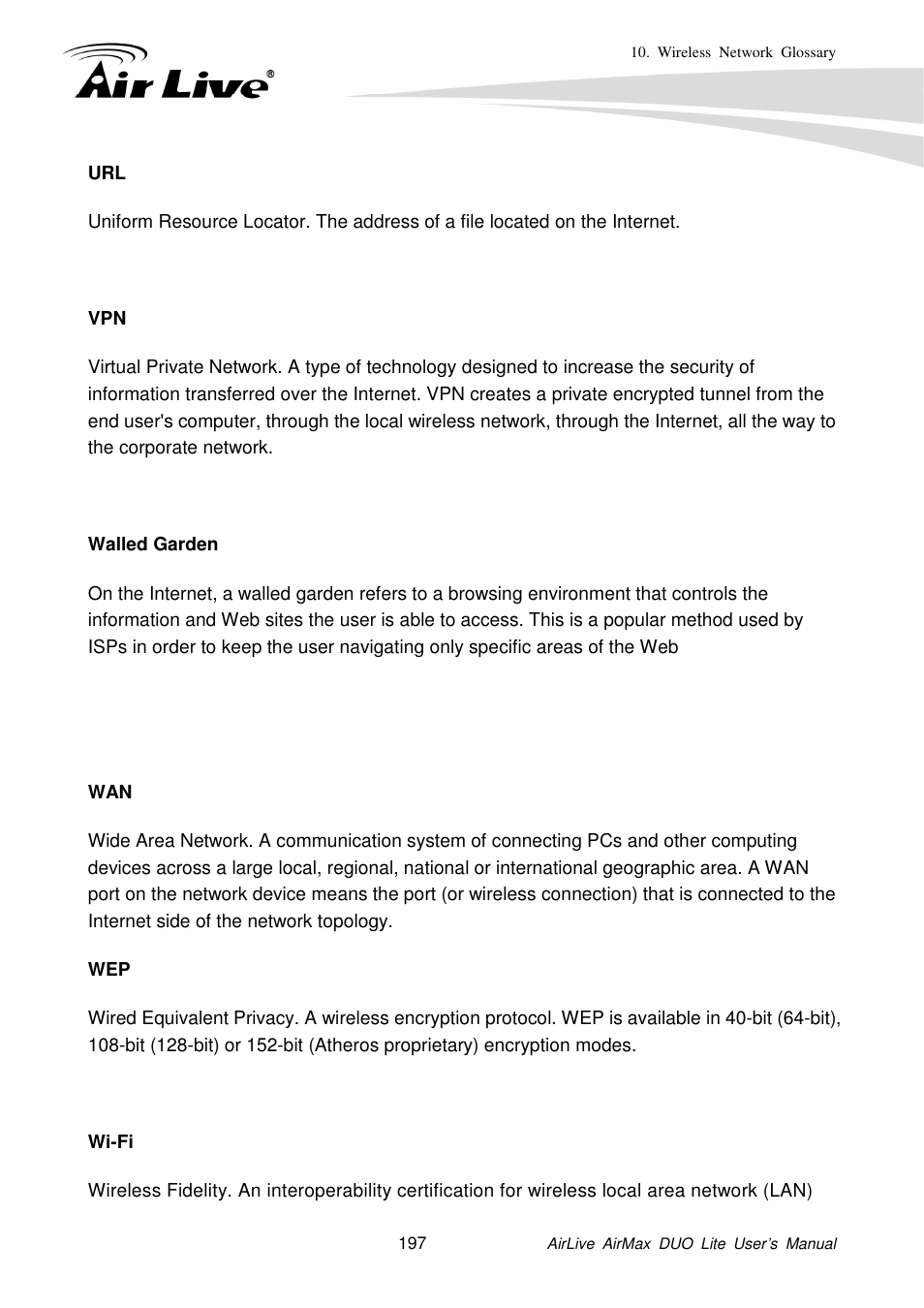AirLive AirMax DUO Lite User Manual | Page 205 / 207