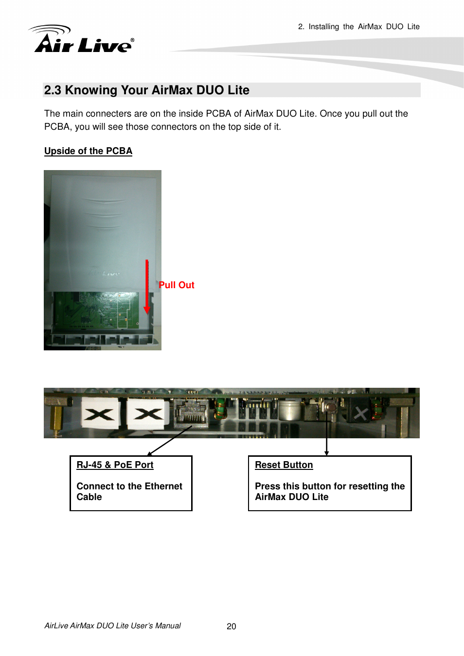 3 knowing your airmax duo lite | AirLive AirMax DUO Lite User Manual | Page 28 / 207