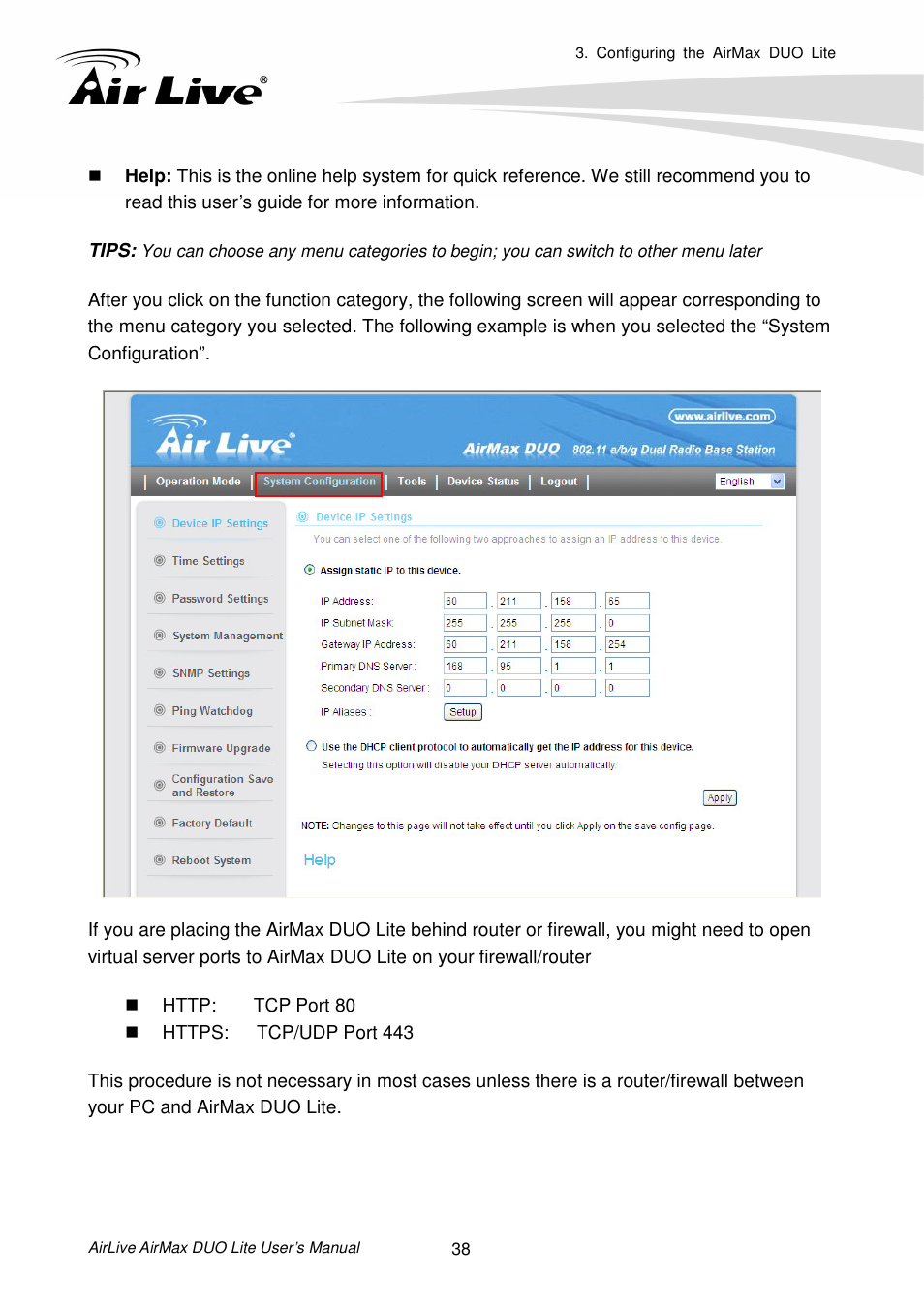 AirLive AirMax DUO Lite User Manual | Page 46 / 207