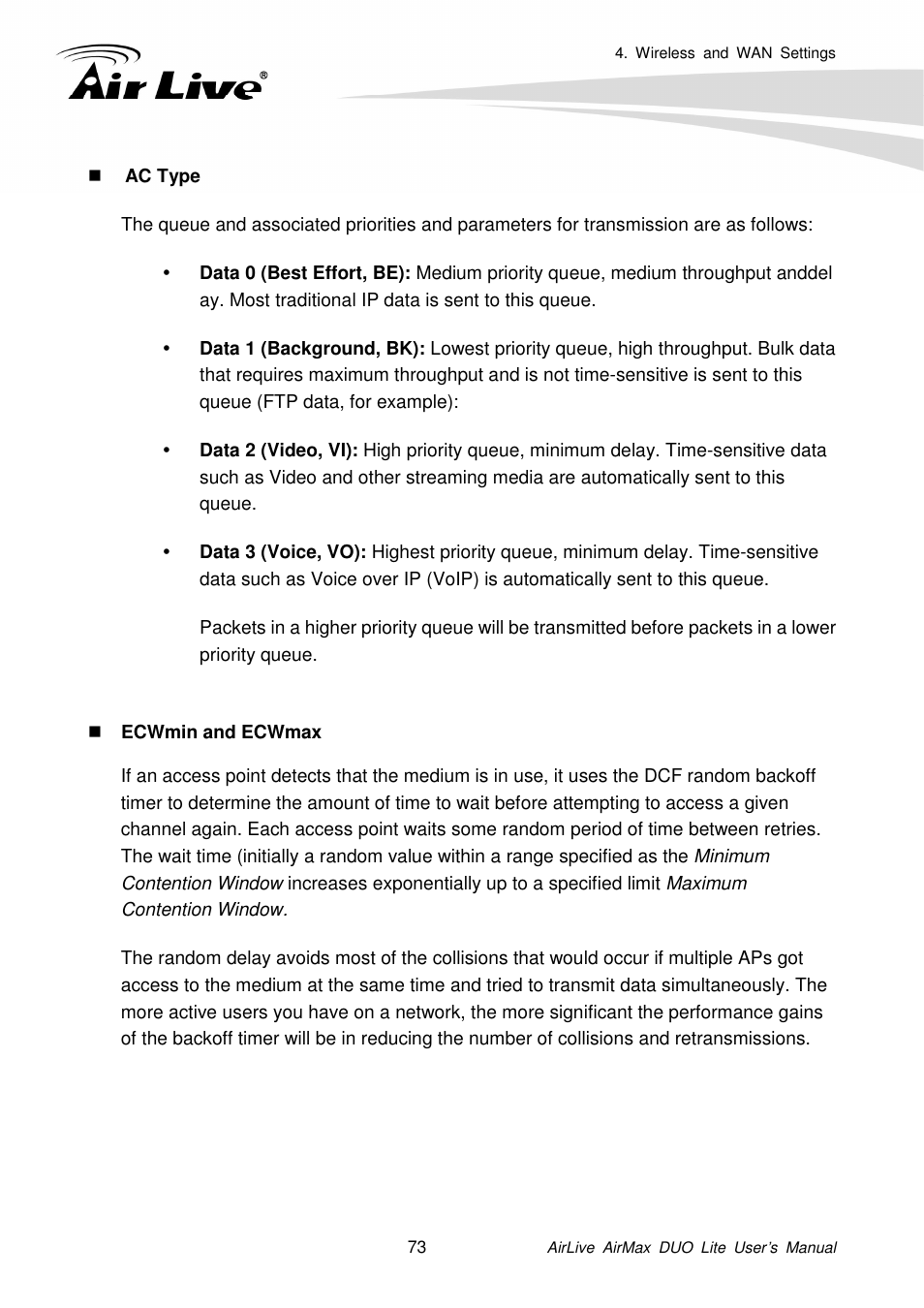 AirLive AirMax DUO Lite User Manual | Page 81 / 207