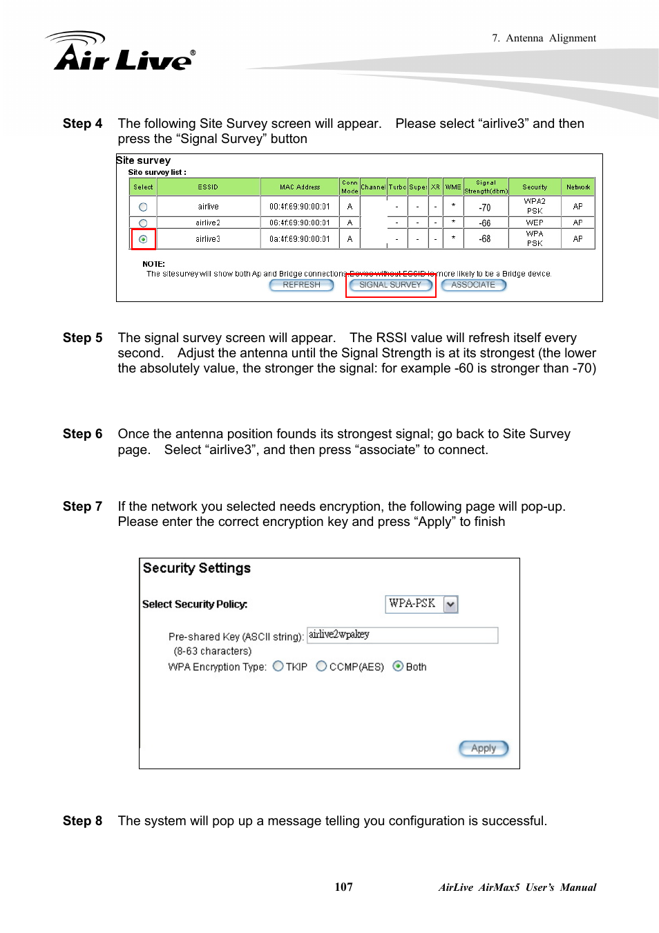 AirLive AirMax5 User Manual | Page 114 / 146