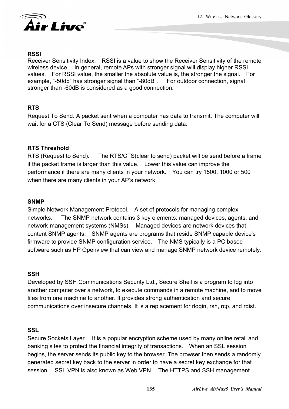 AirLive AirMax5 User Manual | Page 142 / 146