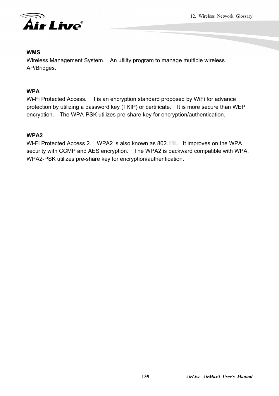 AirLive AirMax5 User Manual | Page 146 / 146