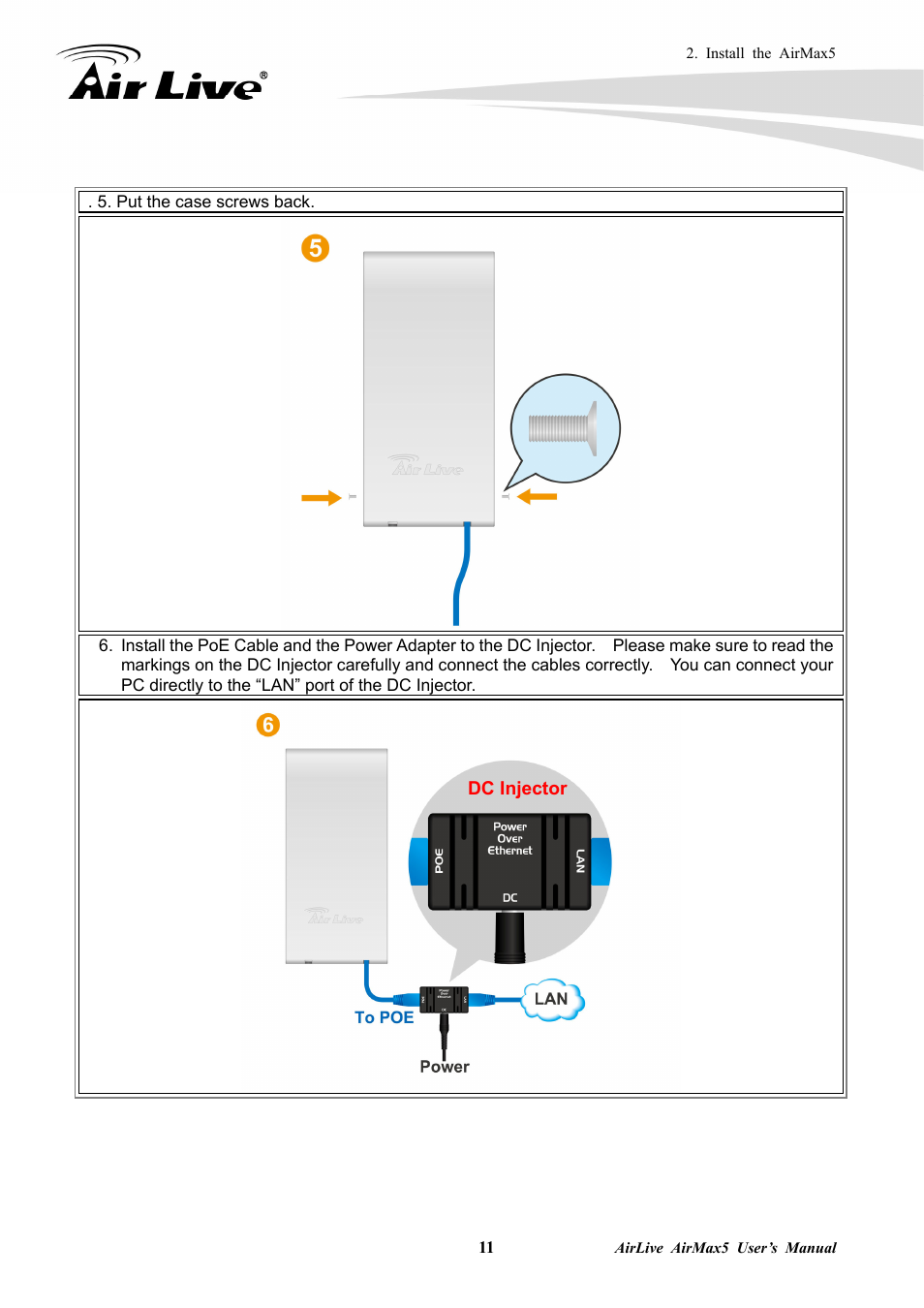 AirLive AirMax5 User Manual | Page 18 / 146