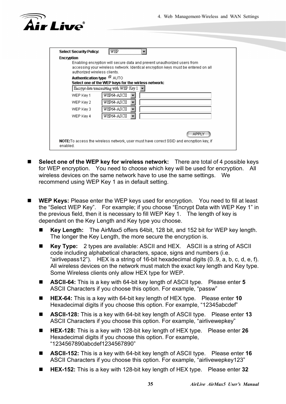 AirLive AirMax5 User Manual | Page 42 / 146