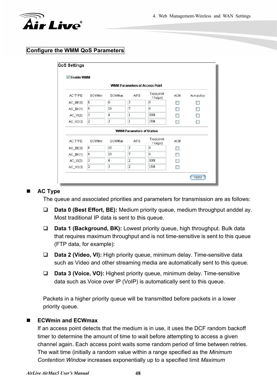 AirLive AirMax5 User Manual | Page 55 / 146