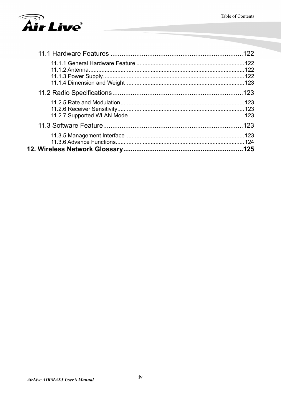 AirLive AirMax5 User Manual | Page 7 / 146
