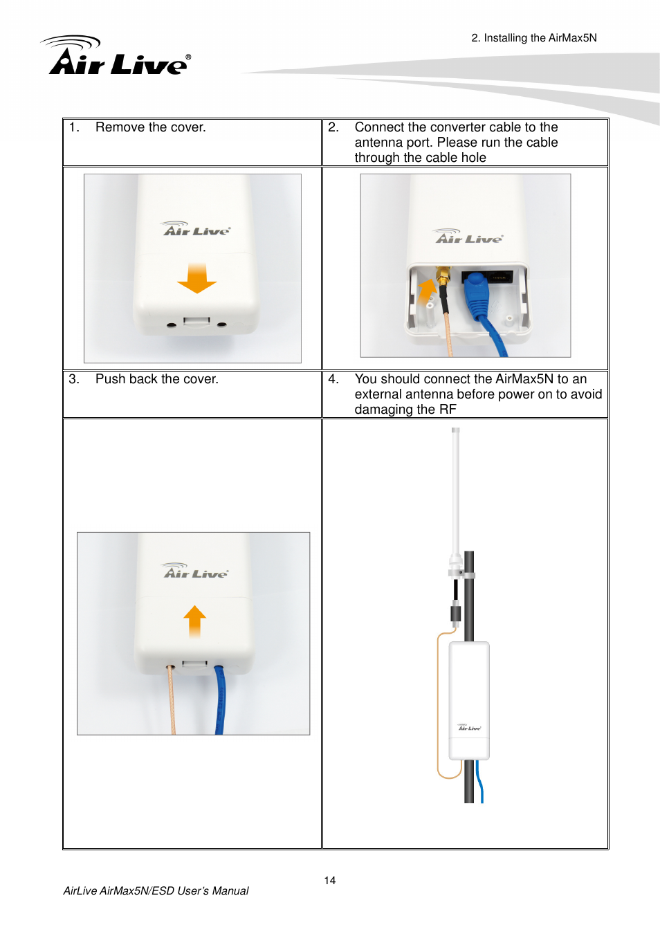 AirLive AirMax5N-ESD User Manual | Page 20 / 93