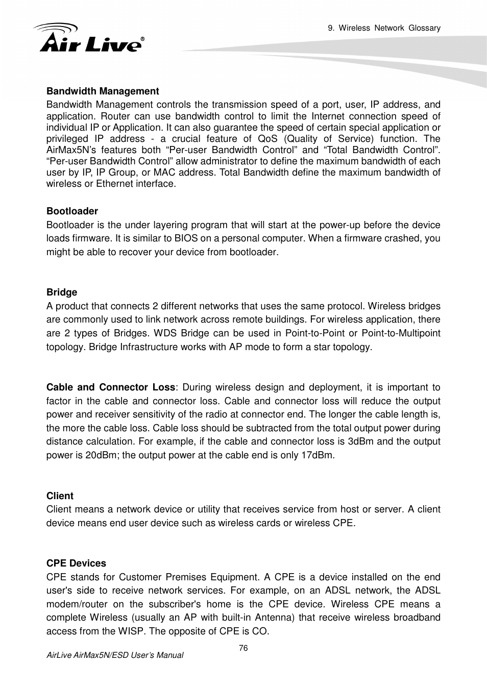 AirLive AirMax5N-ESD User Manual | Page 82 / 93