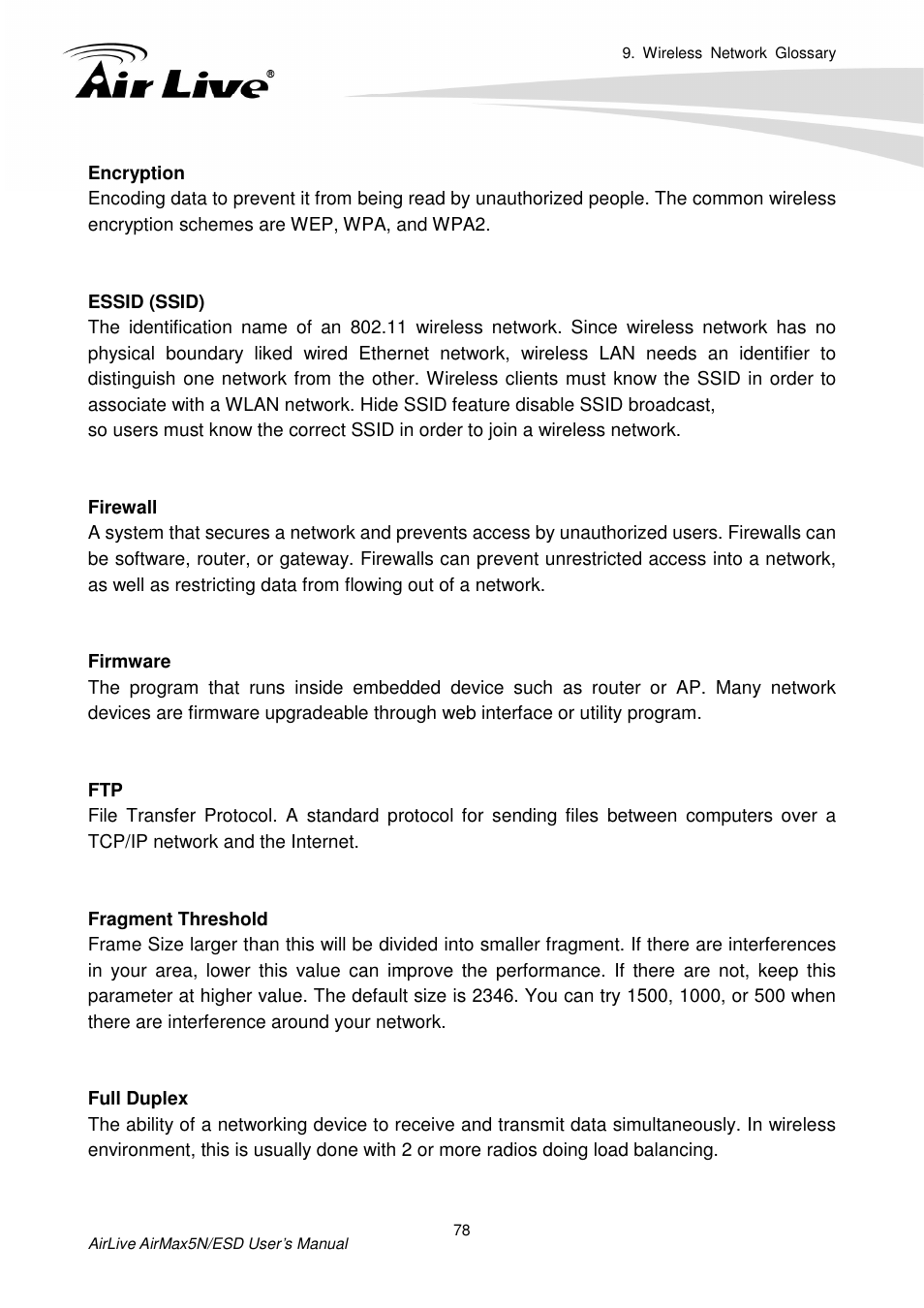 AirLive AirMax5N-ESD User Manual | Page 84 / 93