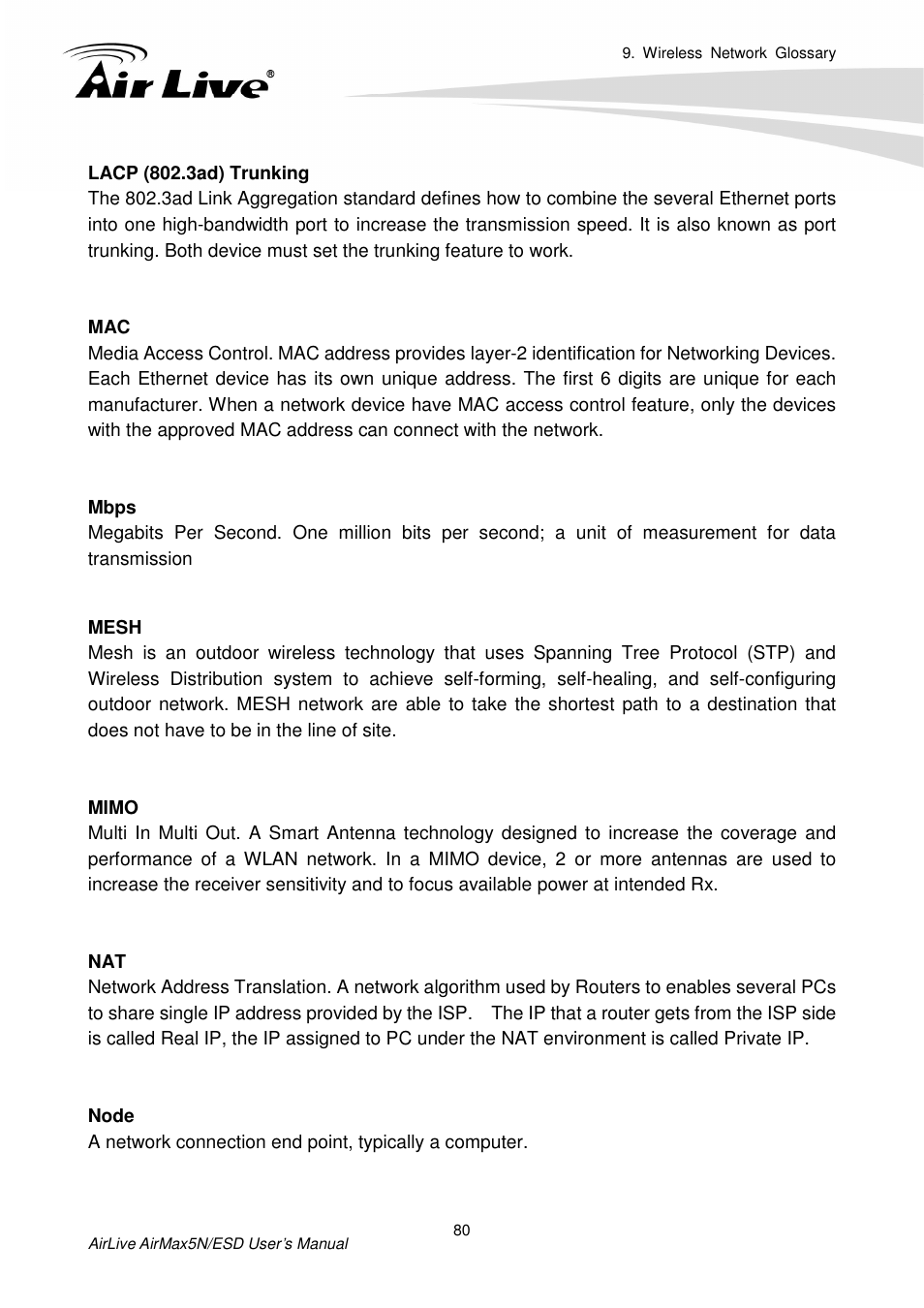 AirLive AirMax5N-ESD User Manual | Page 86 / 93