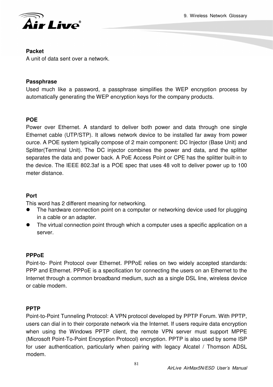 AirLive AirMax5N-ESD User Manual | Page 87 / 93
