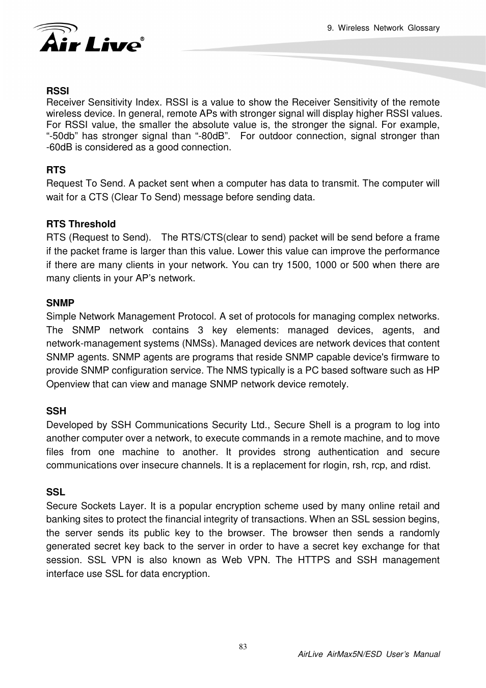AirLive AirMax5N-ESD User Manual | Page 89 / 93