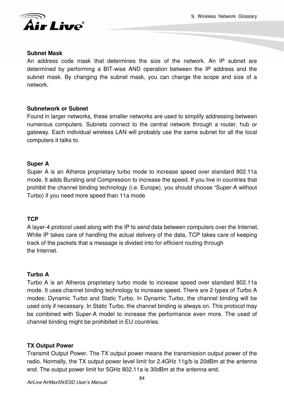 AirLive AirMax5N-ESD User Manual | Page 90 / 93