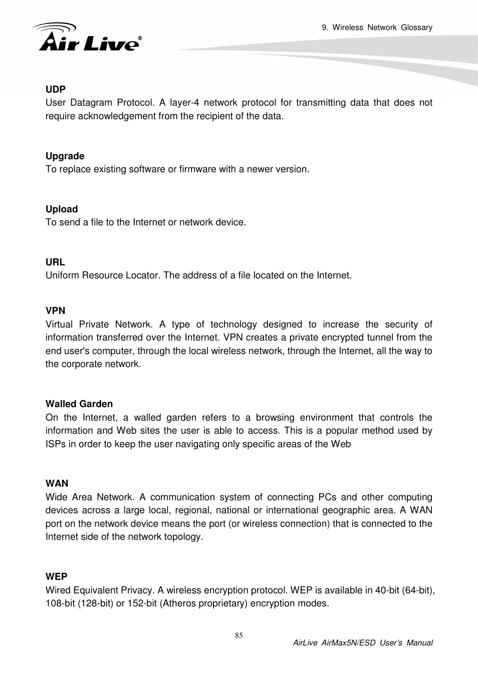 AirLive AirMax5N-ESD User Manual | Page 91 / 93