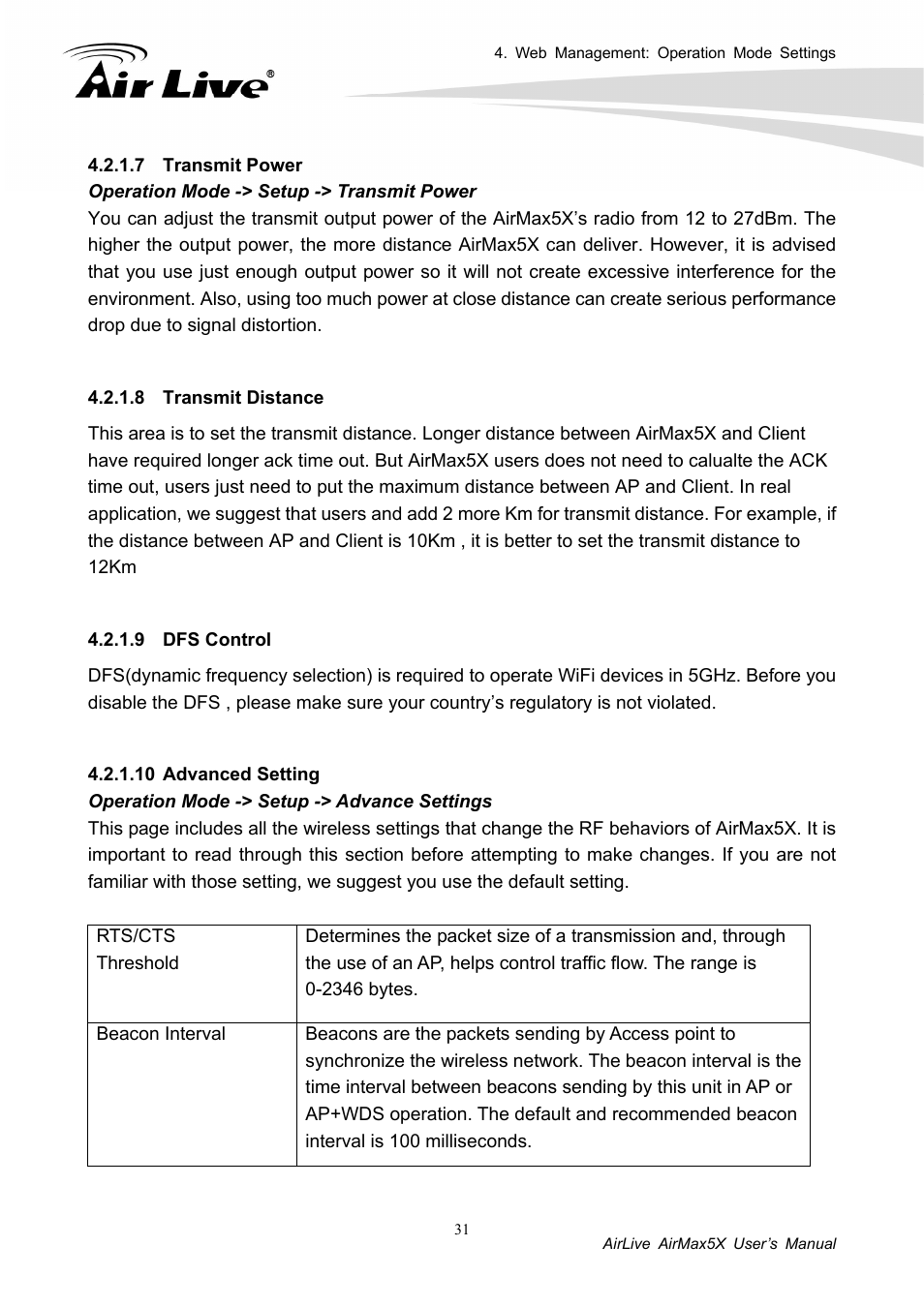 AirLive AirMax5X User Manual | Page 37 / 91