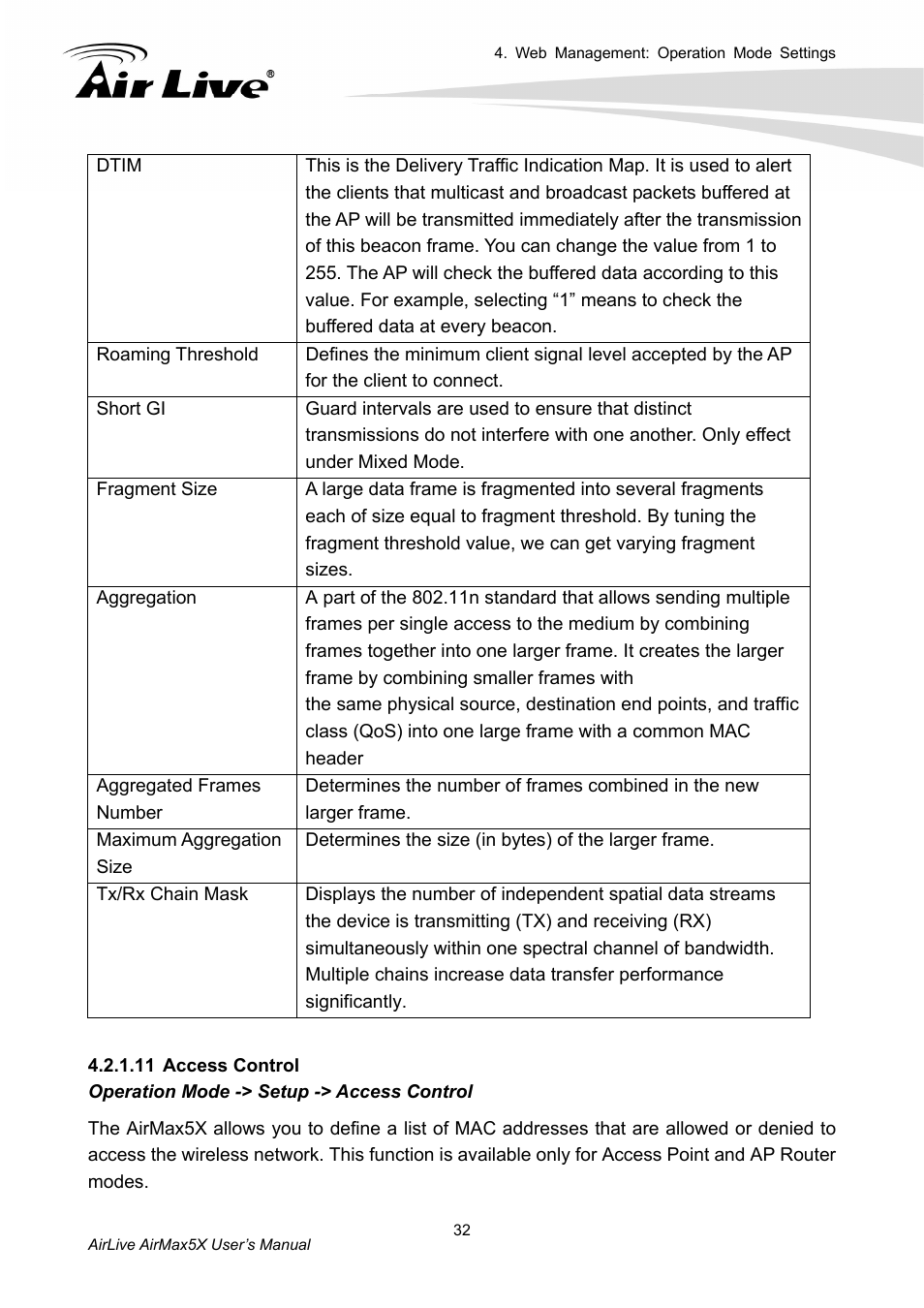 AirLive AirMax5X User Manual | Page 38 / 91