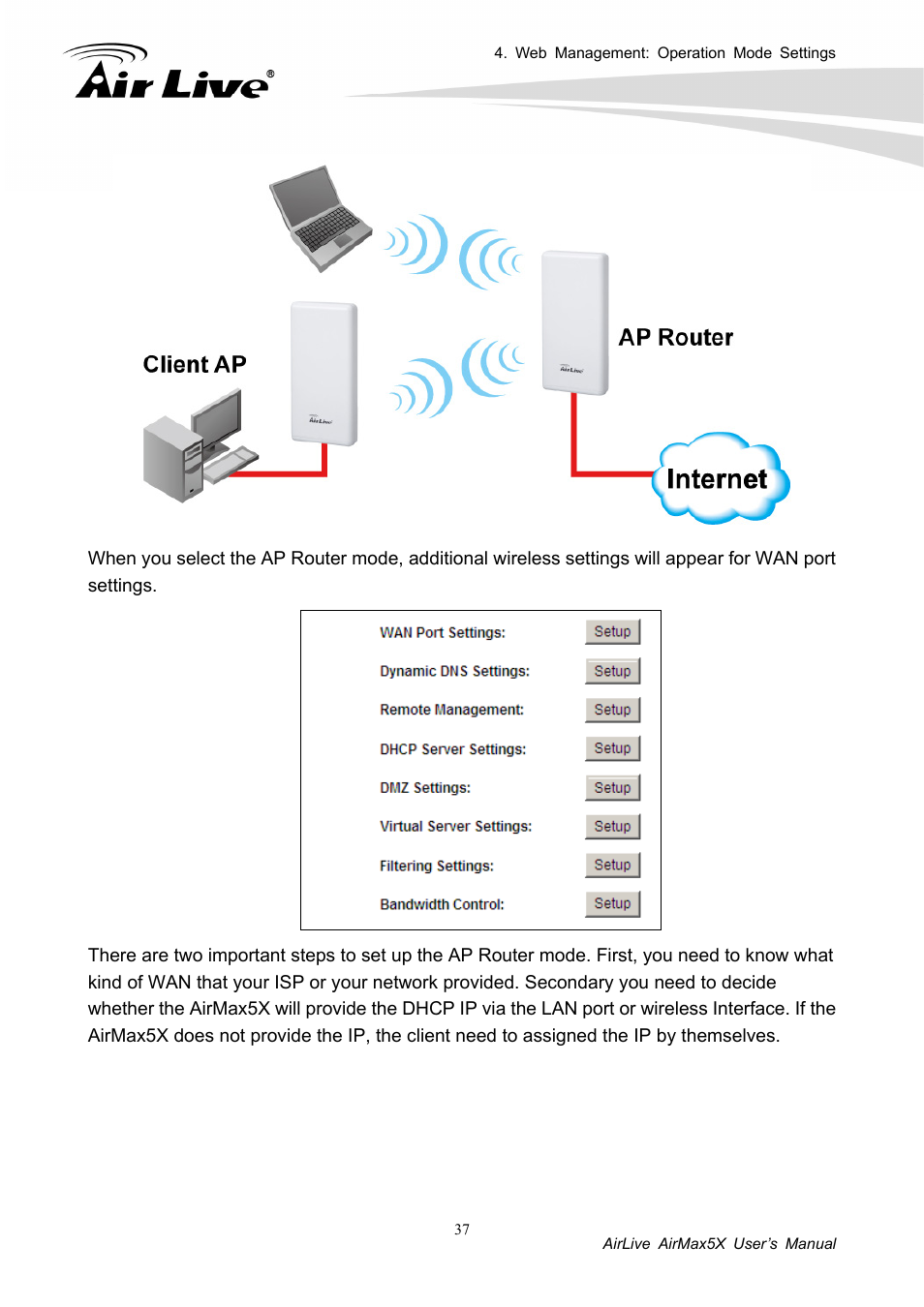 AirLive AirMax5X User Manual | Page 43 / 91