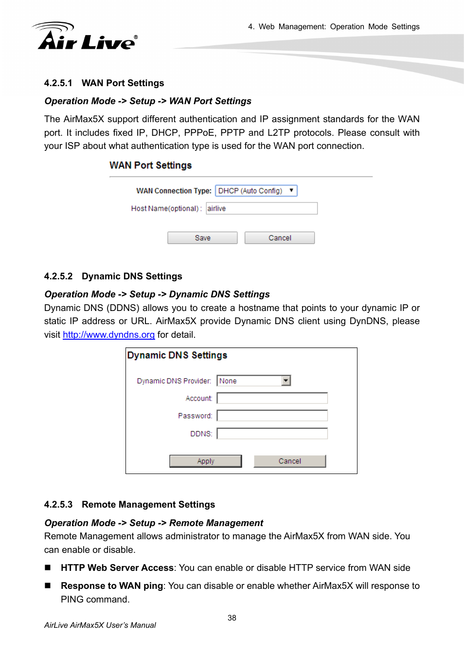 AirLive AirMax5X User Manual | Page 44 / 91