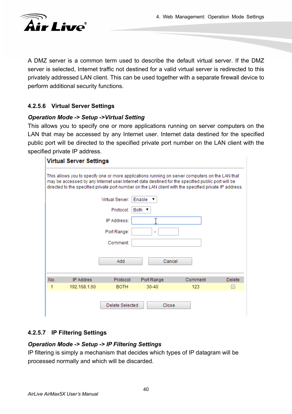 AirLive AirMax5X User Manual | Page 46 / 91