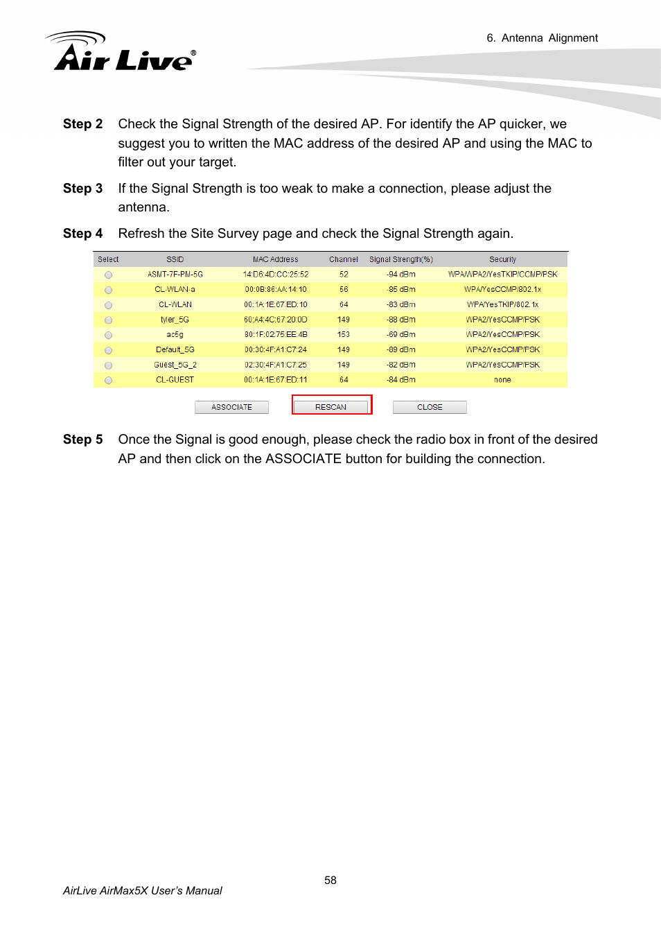 AirLive AirMax5X User Manual | Page 64 / 91