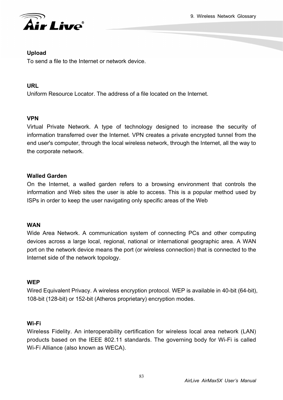 AirLive AirMax5X User Manual | Page 89 / 91