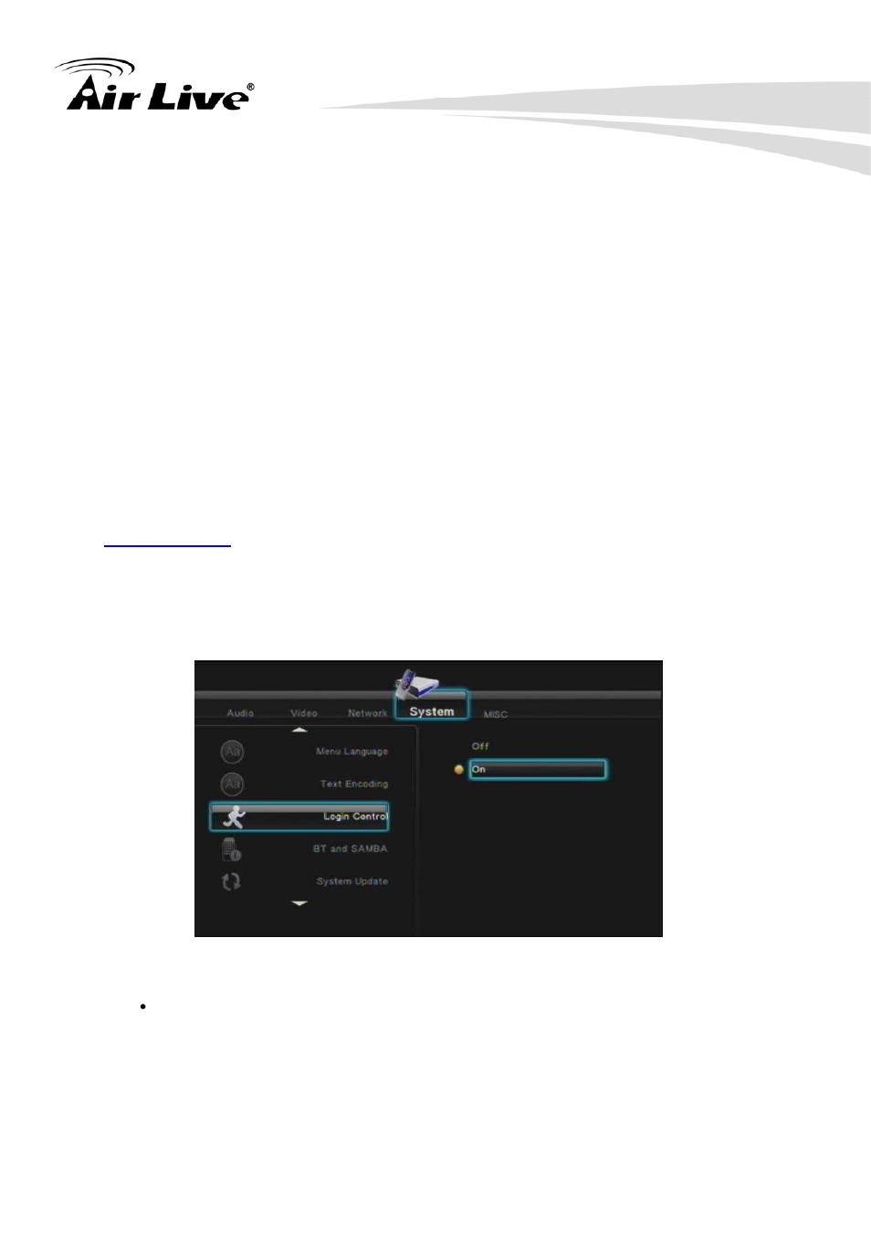 Setup – network/wireless setup, 9 setup, System | AirLive AirMedia-350 User Manual | Page 39 / 89