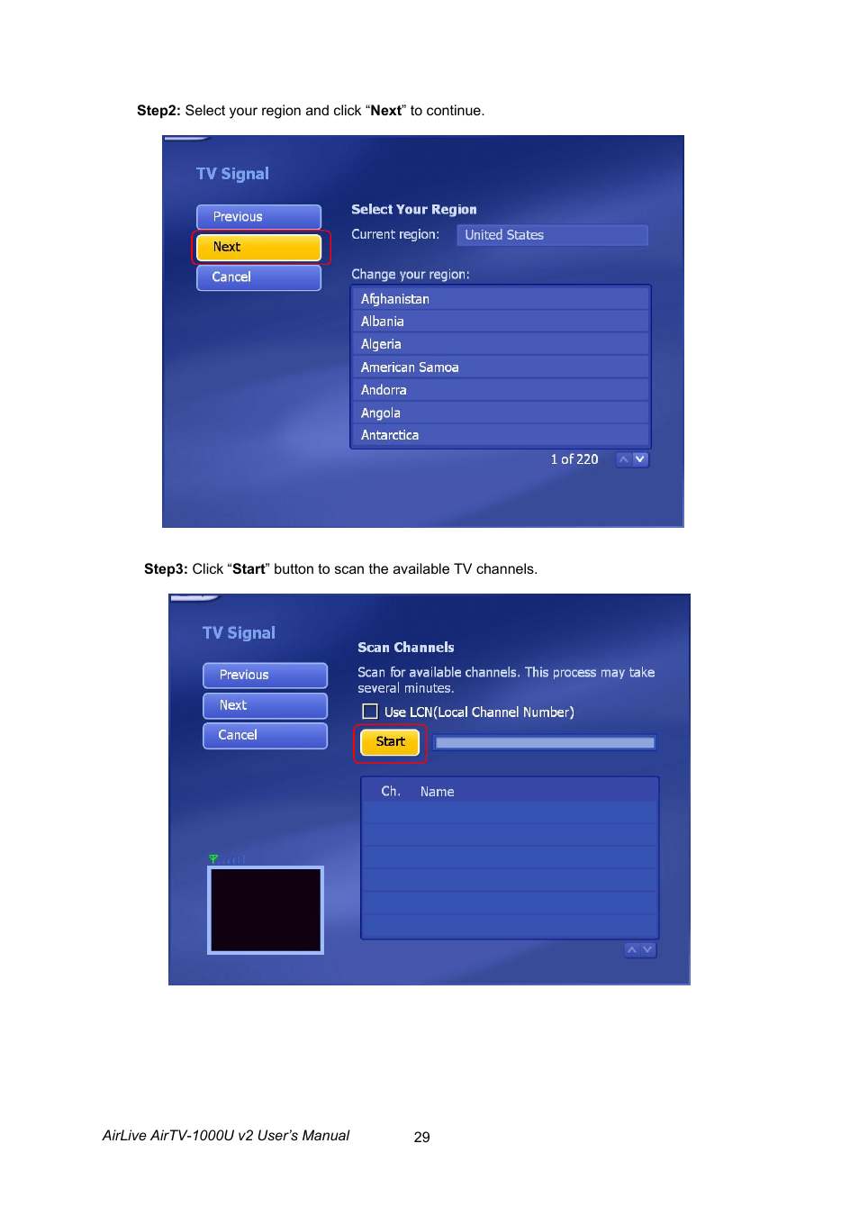 AirLive AirTV-1000U v2 User Manual | Page 32 / 61