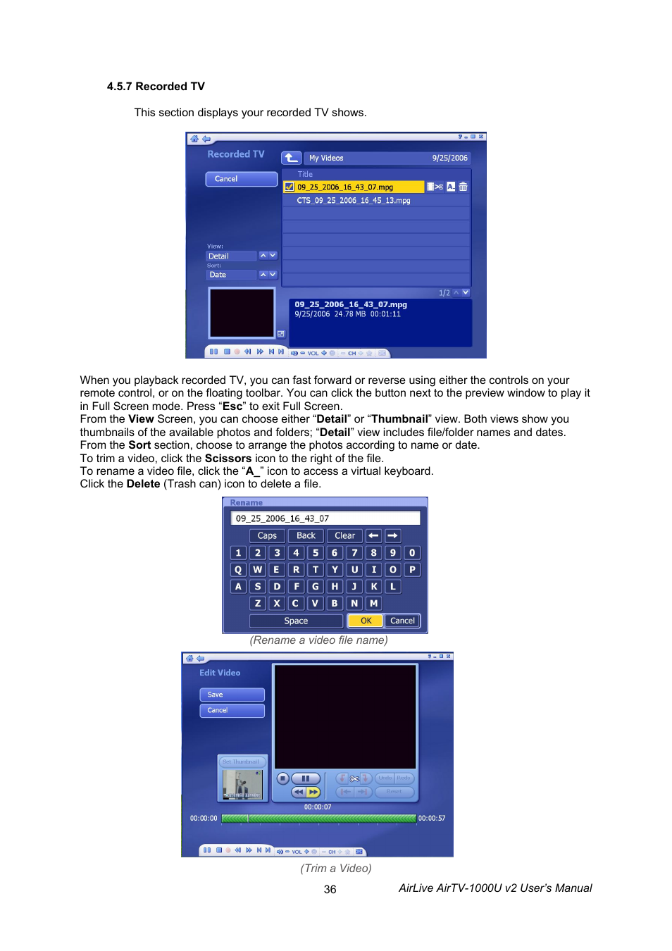 AirLive AirTV-1000U v2 User Manual | Page 39 / 61