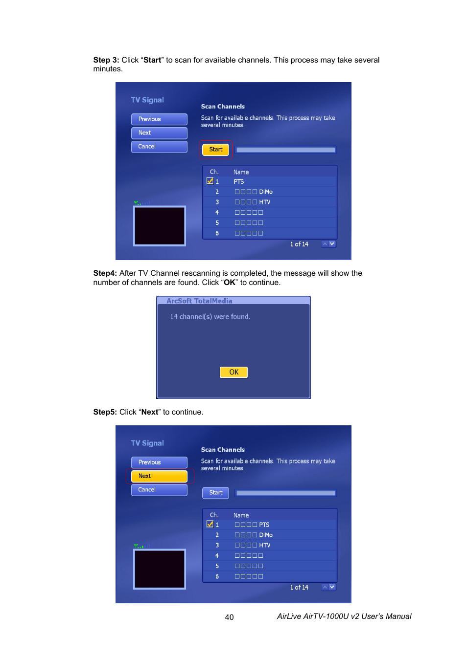 AirLive AirTV-1000U v2 User Manual | Page 43 / 61